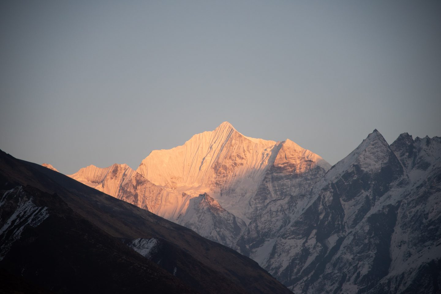 Sunset in Langtang.